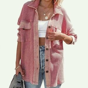 Entro Pink Button Down Shirt